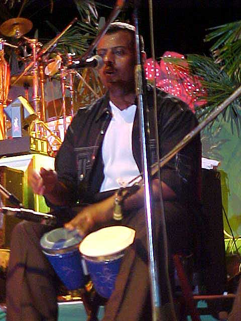 Gaafar El Shafi on bongos