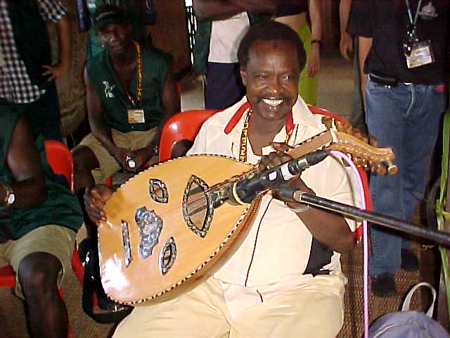 Said Ahmed unwinding at a workshop