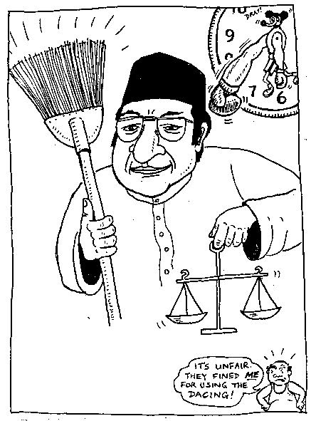 It's unfair. They FINED the little guy for using the dacing!